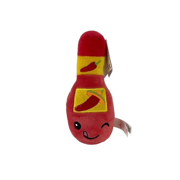 Russ Blaze Hot Sauce Plush 7 Inch Snackeez Stuffed Toy Red Chili Pepper Kawaii - Picture 1 of 5